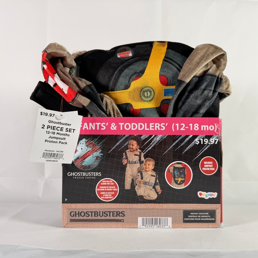 Disguise Ghostbusters Frozen Empire Infant Toddler Costume 12-18M New